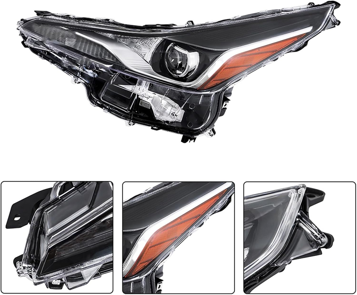Headlight Assembly Left Side Replacement for P-rius LE 2019-2022