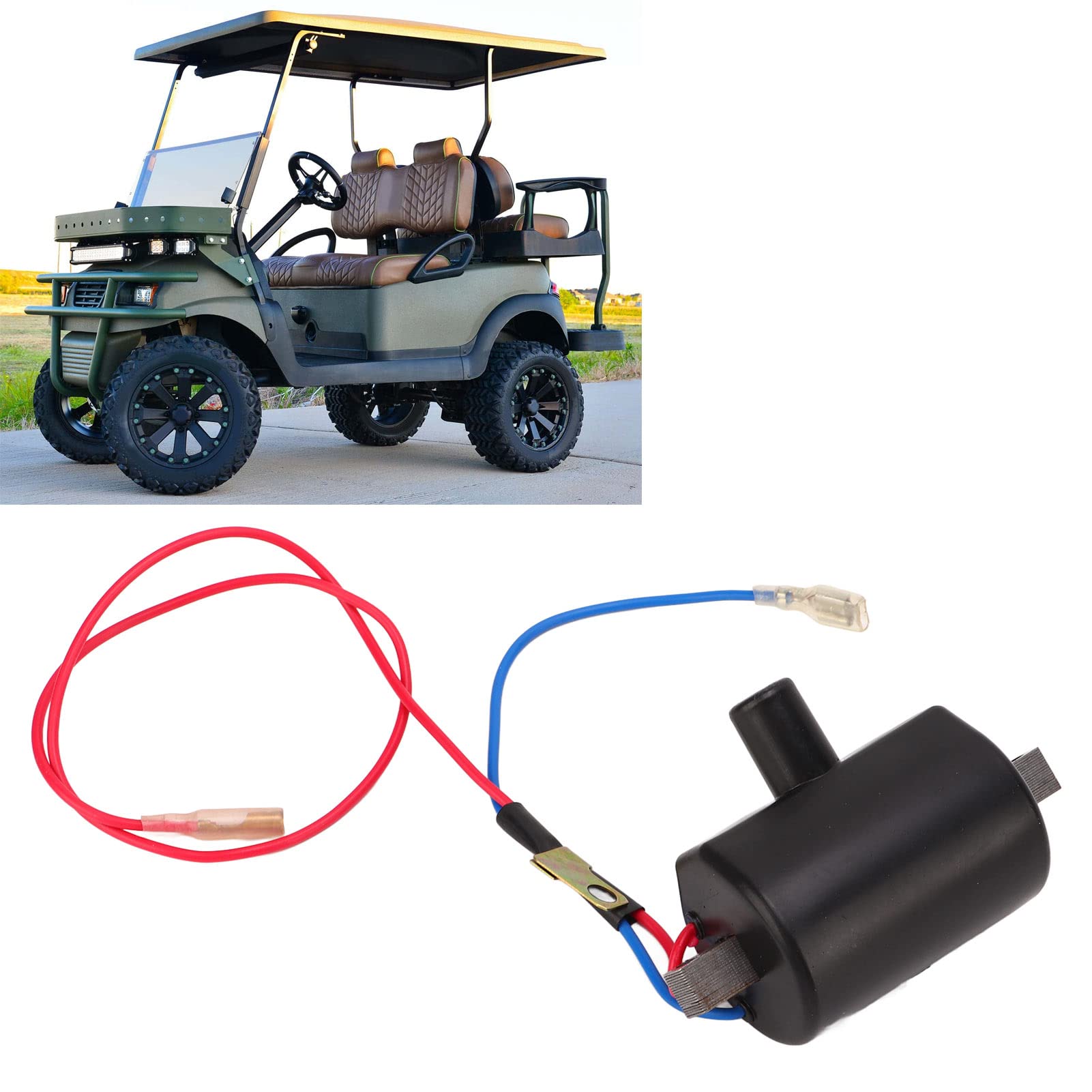 Modulo di Accensione, 23782 Bobina di Accensione del Motore G1 Alte Prestazioni Sostituzione per Carrello da E‑Z‑GO a 2 Tempi a Gas 1981‑1994