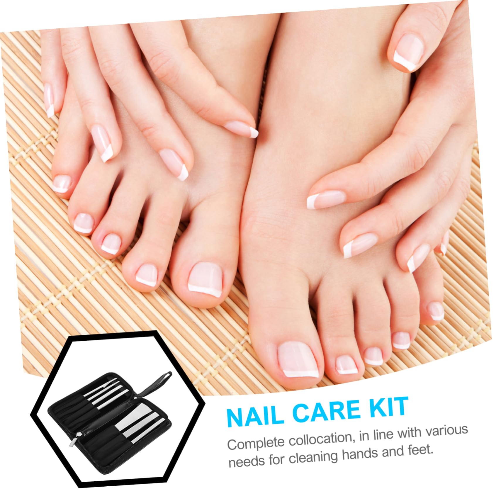 Juego de Herramientas de Pedicura de 7 Piezas, Acero Inoxidable, para Eliminar Callos y Piel Muerta, Uso Doméstico y Profesional
