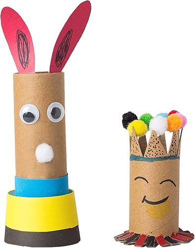 Miniatura 7 de Paquete de 60 tubos de cartón para manualidades, rollos de manualidades a granel, tubos redondos de cartón, tubos redondos de manualidades, tubos de