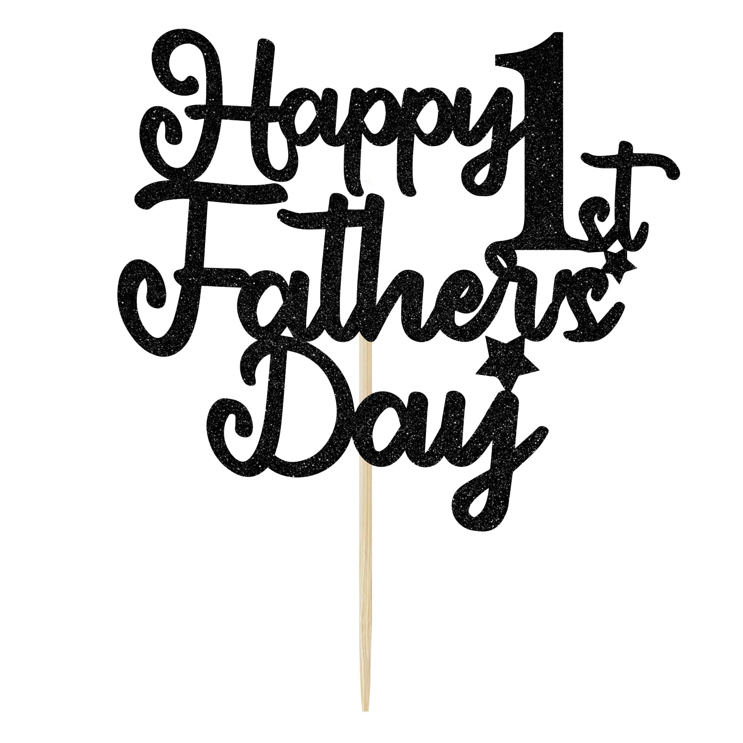 Happy 1st Father's Day Cake Topper, First Father's Day Cake Decor, Best Dad Ever/Super Dad, Happy Dad's Day Birthday Party Decorations Supplies