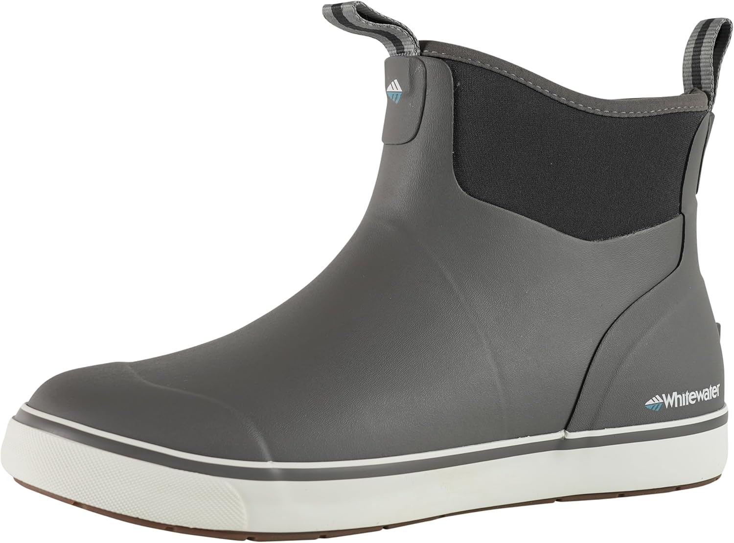 Whitewater Basin Deck Boot | 100% Waterproof Fishing & Boating Ankle Boot | Slip-Resistant Outsole, PU Insole Comfort, Easy-On Handles – Dock to Dine Footwear for Men & Women