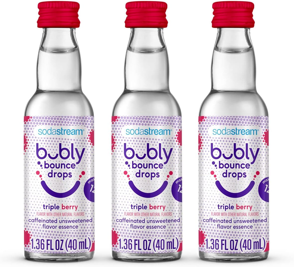 sodastreambubly bounce Drops Triple Berry flavor, Pack of 3