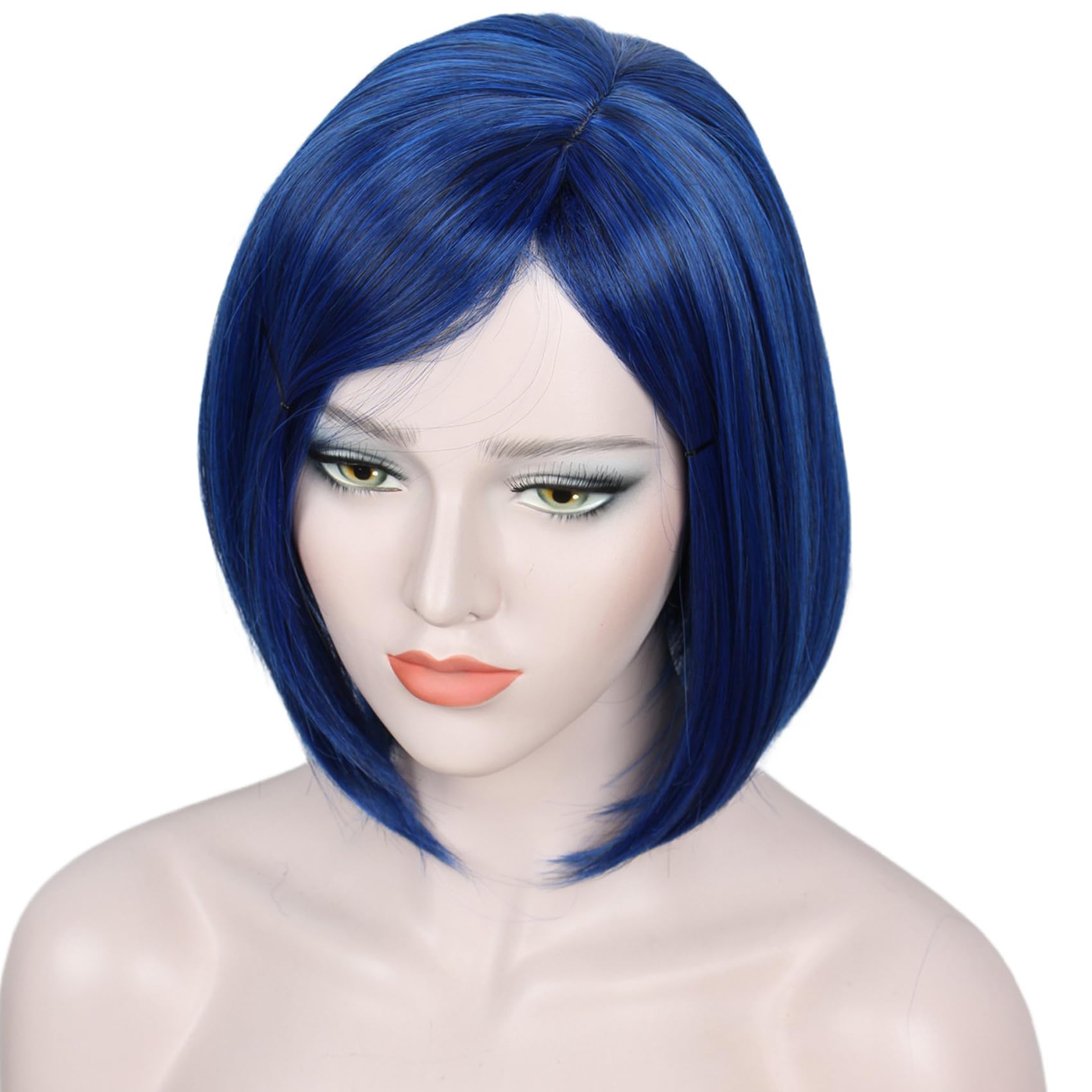 Bob Wigs for Women with Bangs Halloween Costume NWT Vampirette V Bang Black Bob Women main image 4