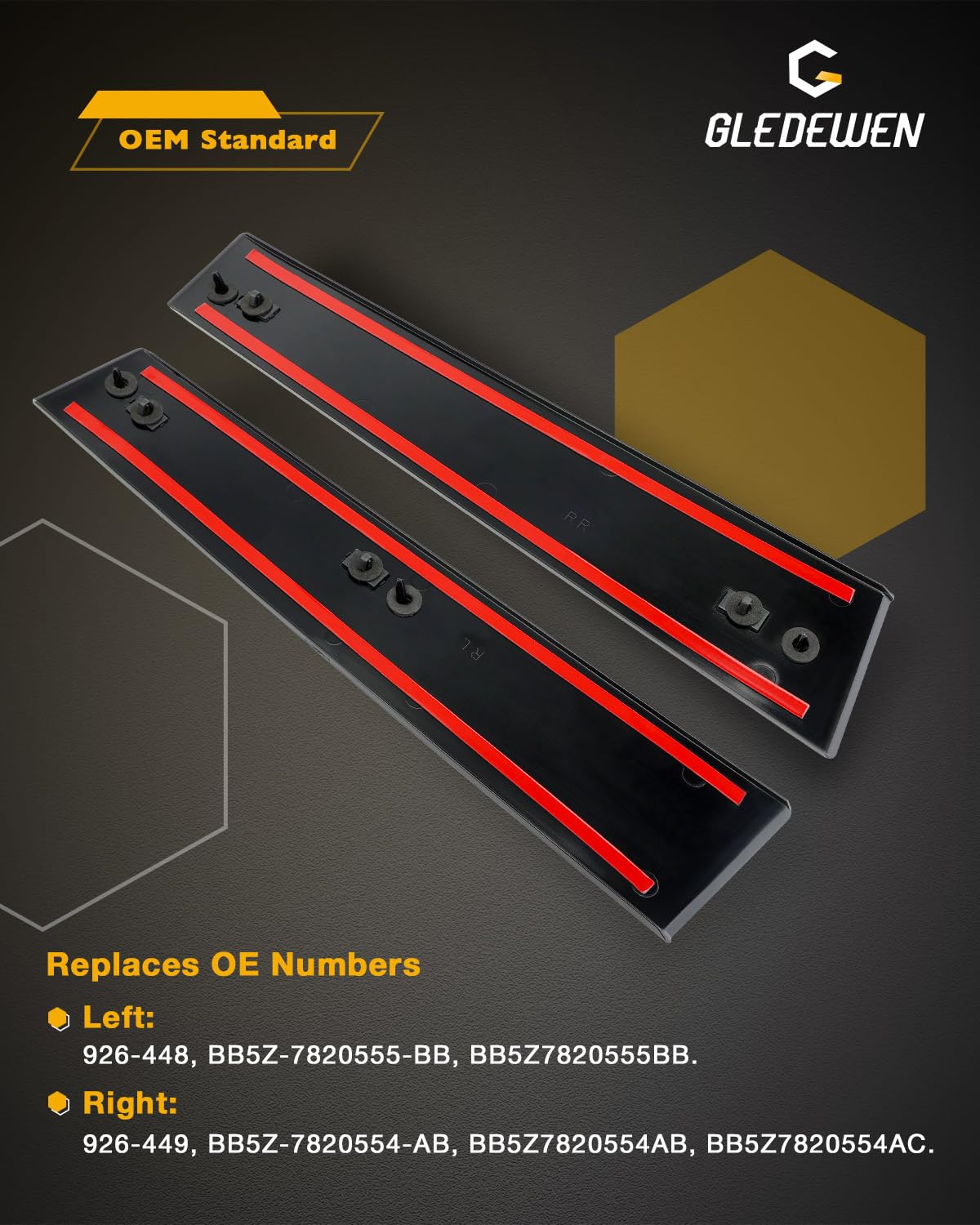 Amazon.com: B Pillar Trim Molding, 926-448 926-449, Compatible