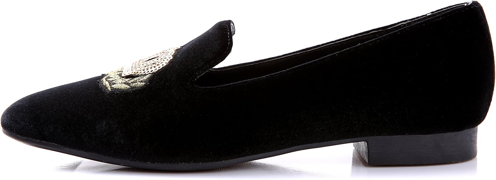 DFRNT Women’s Black Aurora Velvet Loafer