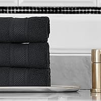 Vista 10 de Magshion Juego de 11 toallas 100% algodón de alta calidad (1 toalla de baño, 2 toallas de mano, 8 toallas faciales), ultra suaves y de secado