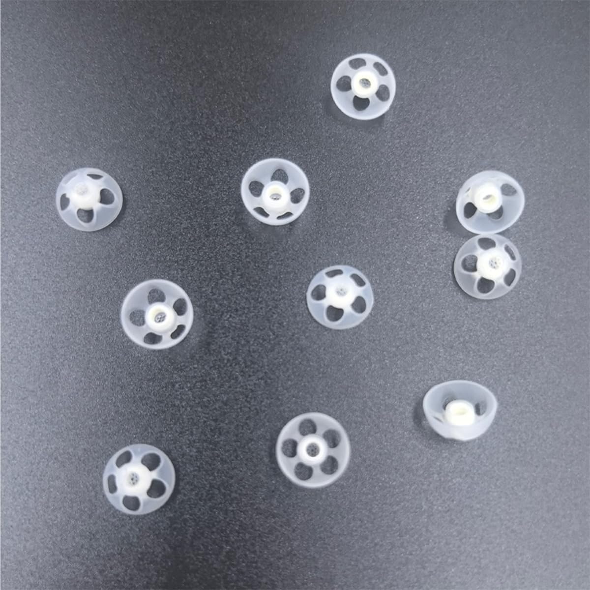Cúpula abierta de 4 mm/8 mm/10 mm para audífonos Connexx/Siemens/Signia y Rexton RIC con cepillo de limpieza y bolsa de transporte, 20 unidades (10 mm)