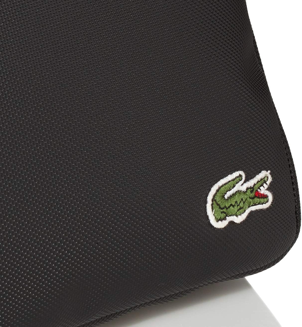 Lacoste Men's PVC Medium Crossover Bag, Noir : Clothing, Shoes & Jewelry