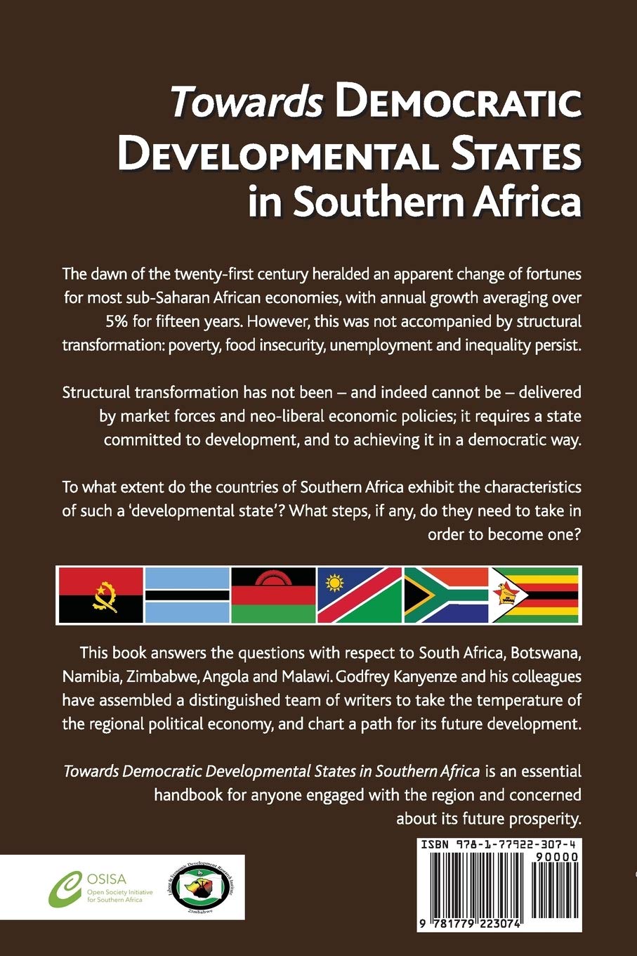 Towards Democratic Development States in Southern Africa      Paperback – December 12, 2016