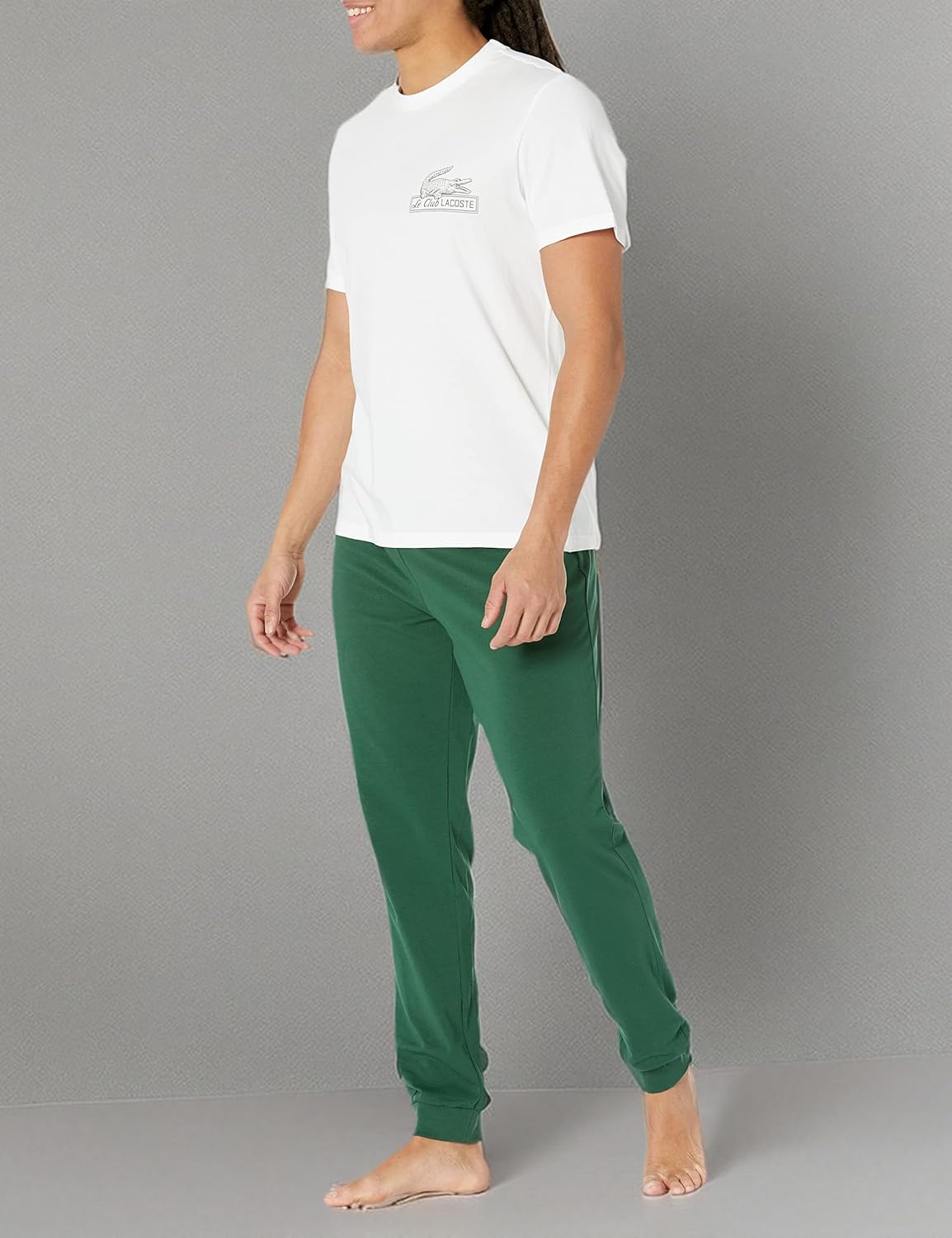 Lacoste mens Club Lacoste Pajama Set - Image 4