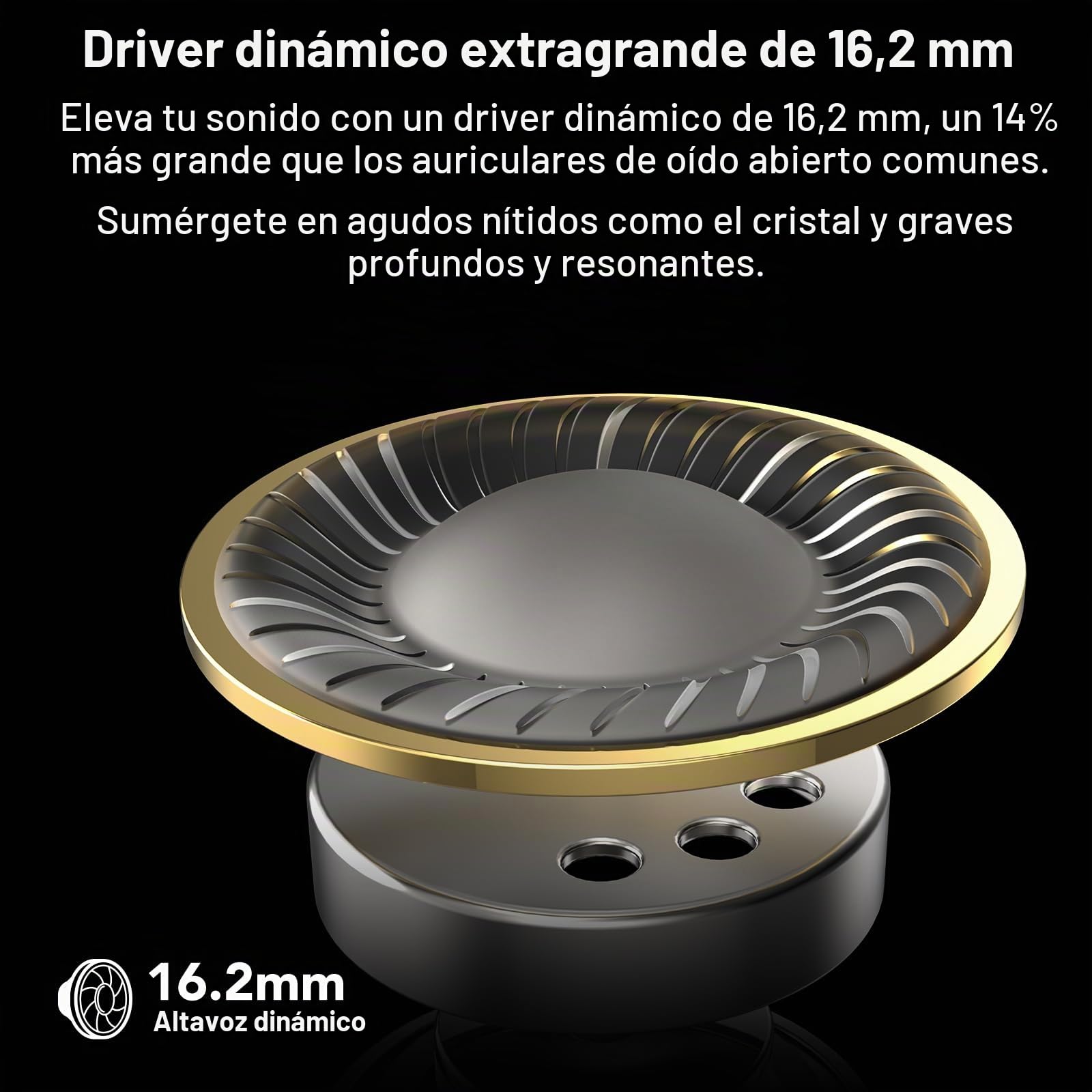 TOZO Openego Auriculares Inalámbricos Bluetooth, grabación y reuniones | Traducción cara a cara, resumen automático, pantalla LED, sonido premium, llamadas claras, estables para oficina y viajes