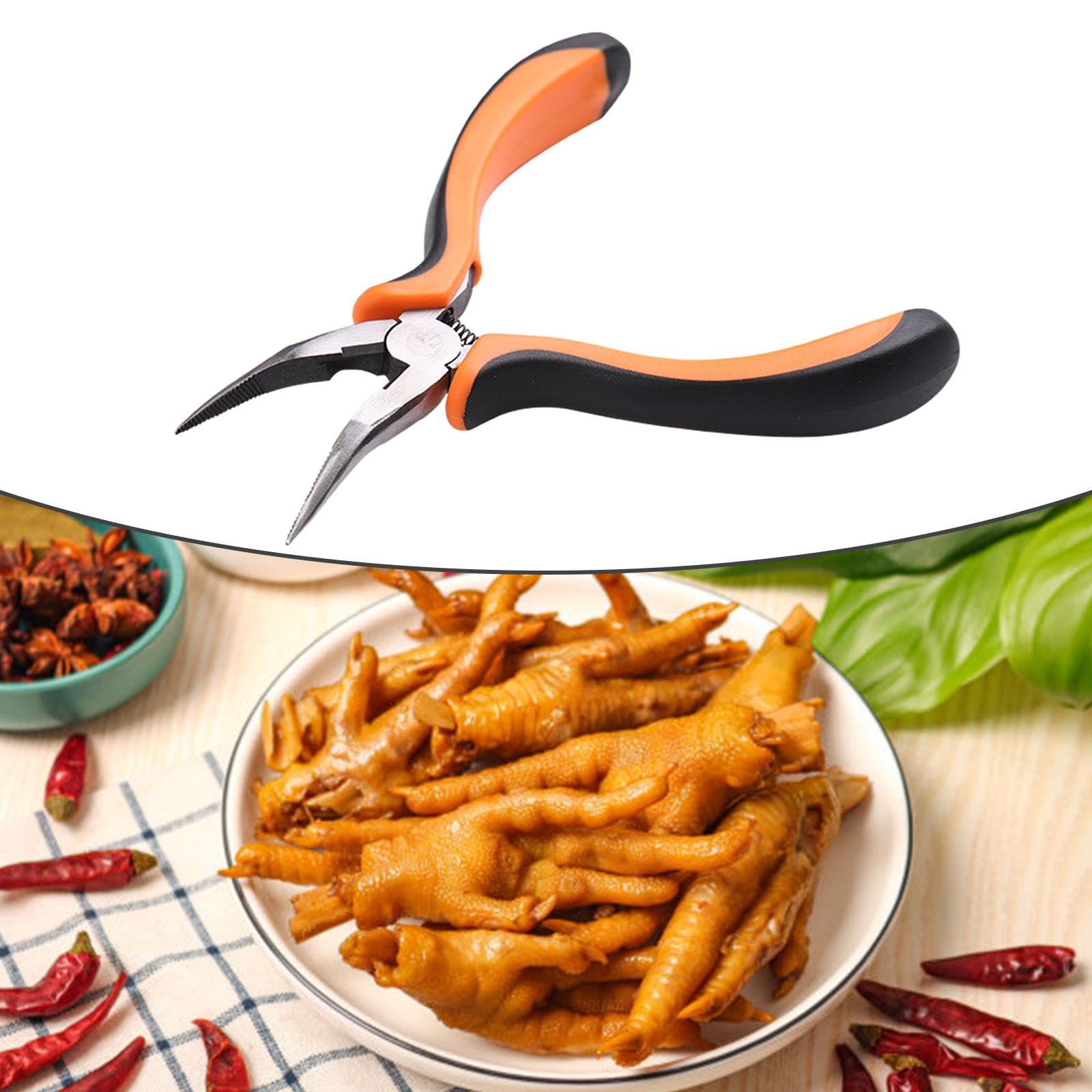 Bothyi Chicken Foot Bone Remover, Boneless Plier, Ergonomic Handle, Carbon Steel, Quick Bone Removal