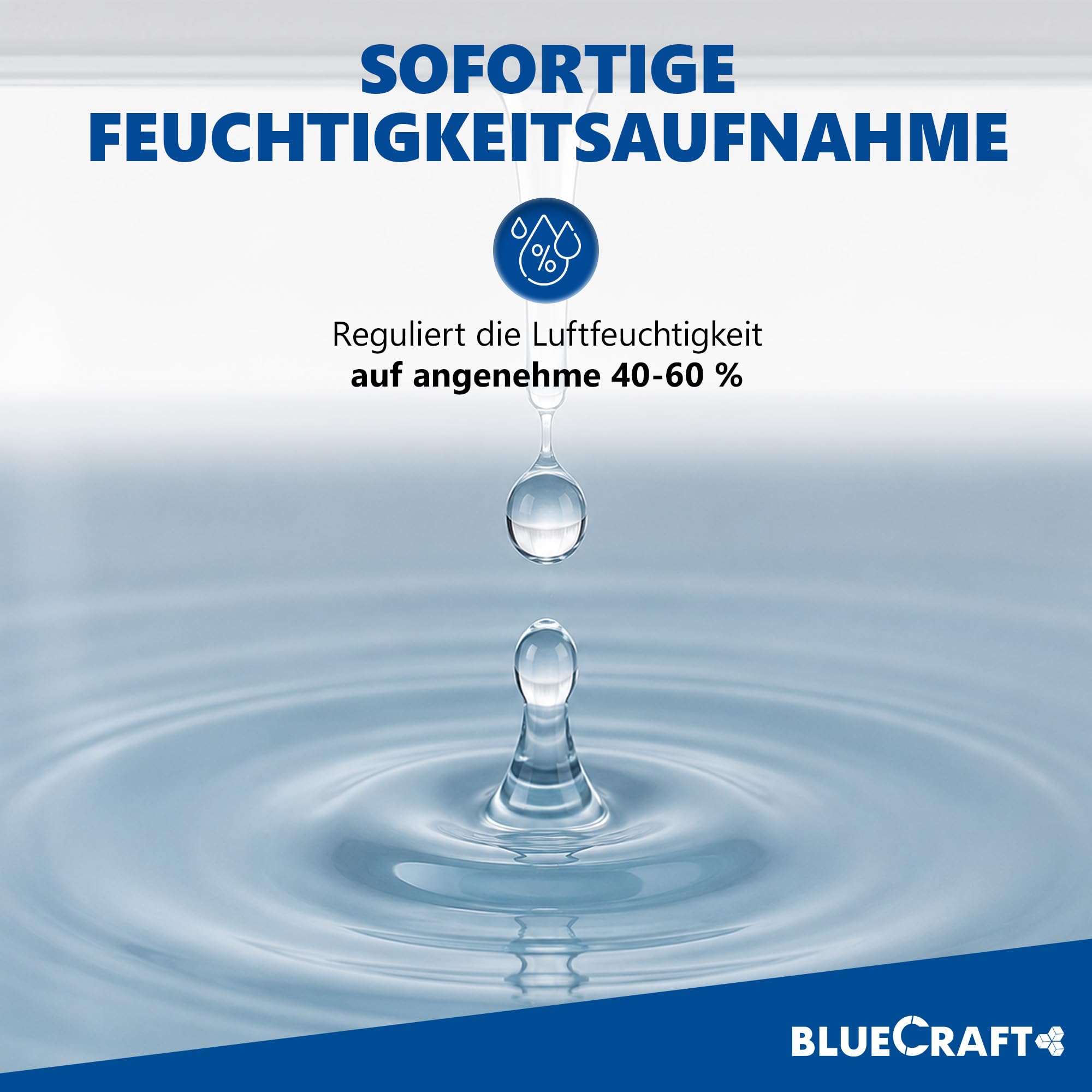Bluecraft 30x 1kg Luftentfeuchter Nachfüllpack Entfeuchter Granulat