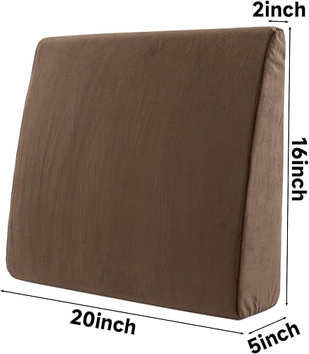 Miniatura 2 de MABOZOO Almohada reclinable de cuña, cojín de espuma extra grande para reposapiés con correas ajustables, extensor para reposapiés reclinable,