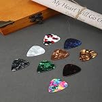 Picks de guitare 24 Pcs Plectrum pour guitare électrique, acoustique ou basse (celluloïde)