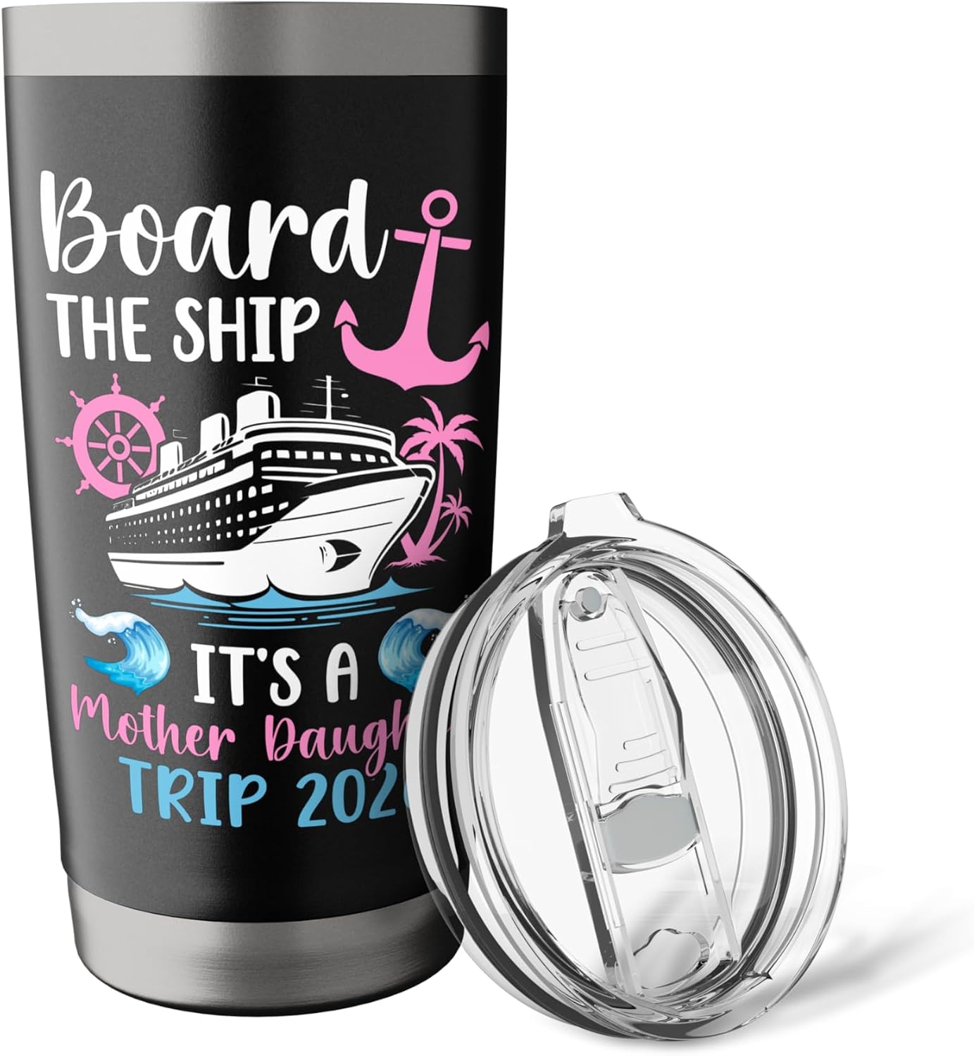 It's Mother Daughter Cruise Trip 2026 Mom Daughter Cruising Stainless Steel Insulated Tumbler image 5
