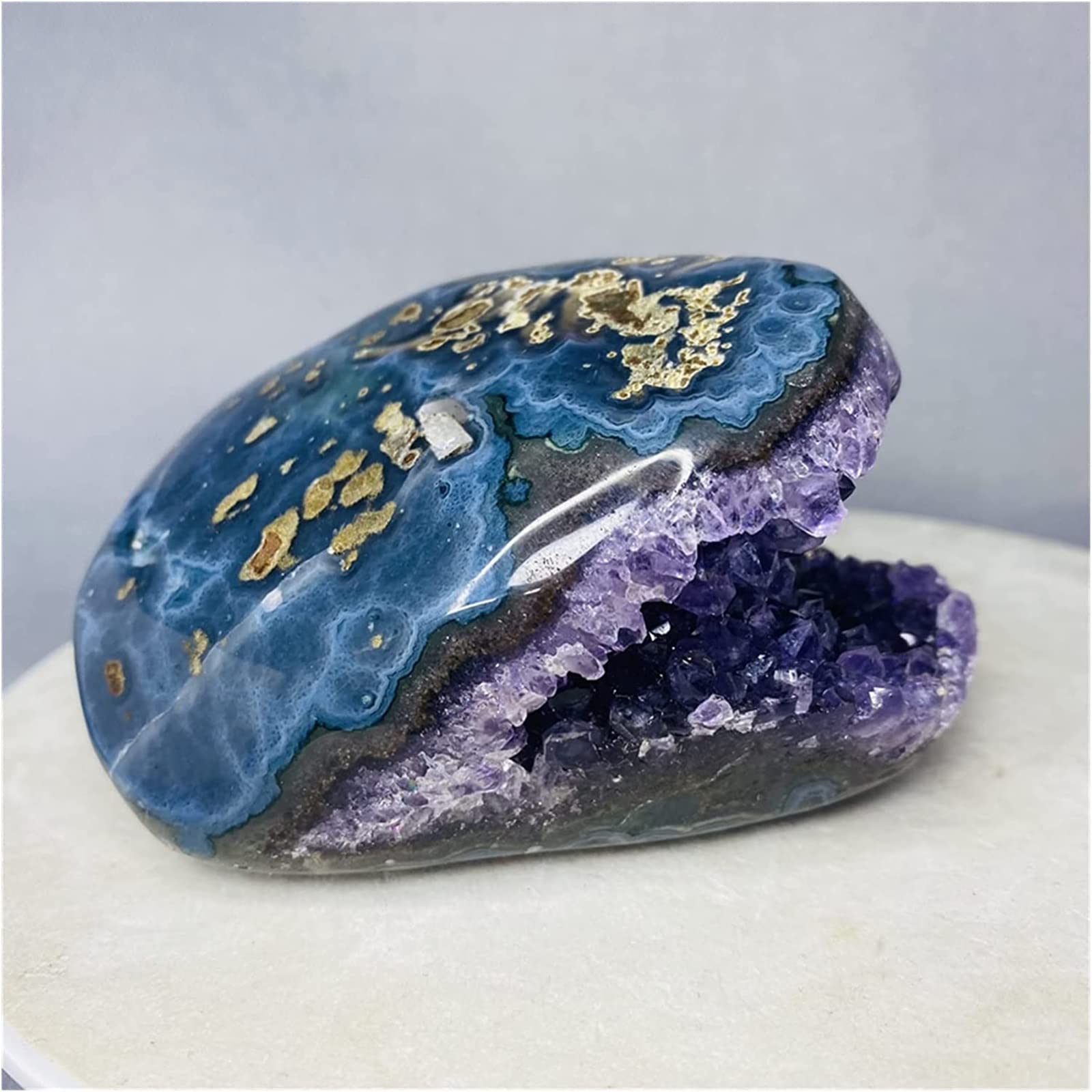 Améthyste Naturelle D'Uruguay - 25,98 Carats - Taille Ovale Fantaisie - Qualité Exceptionnelle