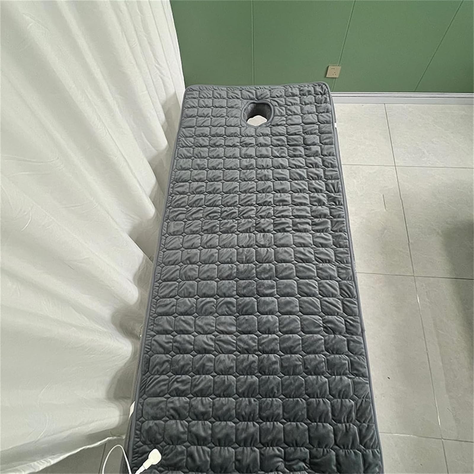 Matelas Chauffant Pour Salon De Beauté, Surmatelas Pour Lit De Soins Des Cils, Matelas Pour Table De Massage, Couverture Chauffante Électrique Épaisse, Accessoires Pour Lit De-Spa, Carré,150*80cm