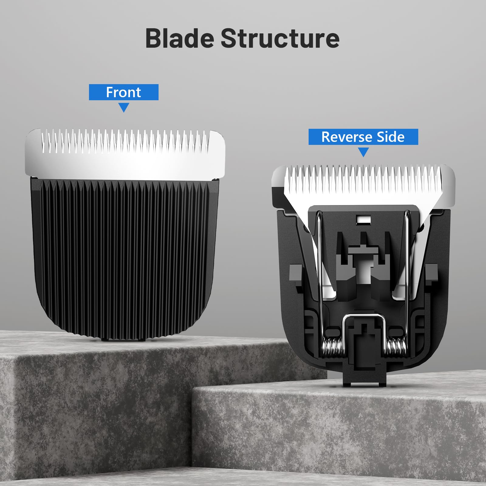 ManWills Ceramic Replacement Blade for MANWILLS Body Trimmer for Men, Hygienic Snap-In Trimmer Replacement Head, 1 Pack