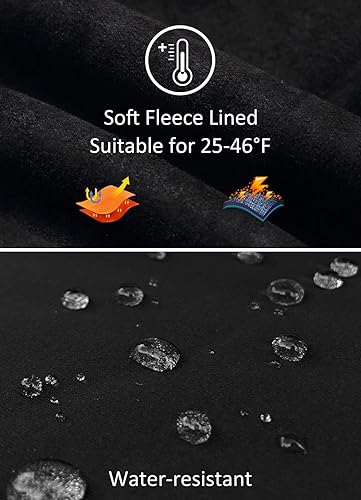 Miniatura 3 de BALEAF Pantalones de ciclismo acolchados con forro polar para mujer, mallas térmicas resistentes al agua para clima frío