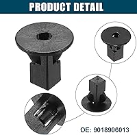 Vista 4 de ACROPIX Clips de repuesto para guardabarros para Toyota Corolla, paquete de 100 unidades, color negro