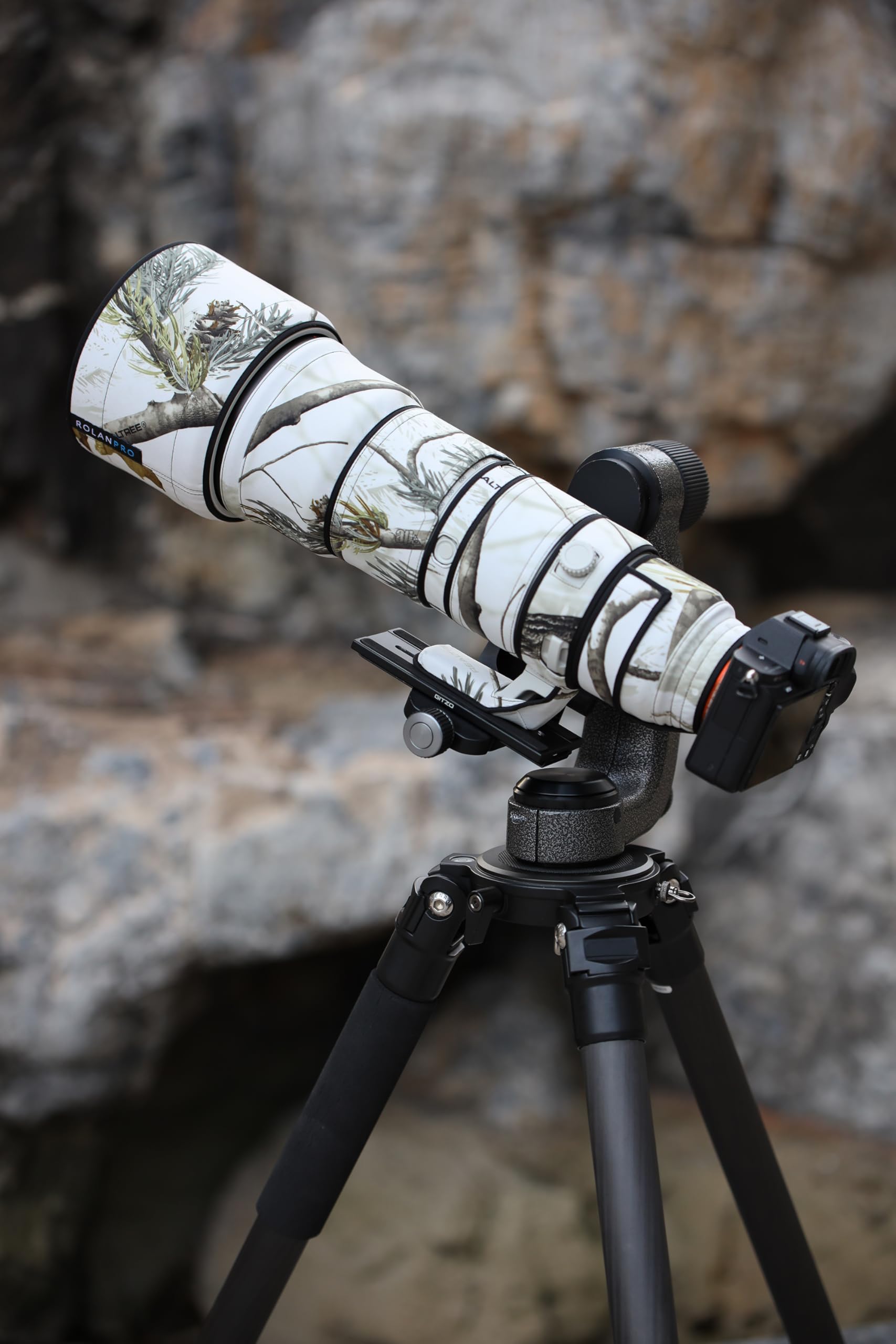 Amazon.co.jp: ROLANPRO レンズ迷彩コート適合するSony FE 400-800mm