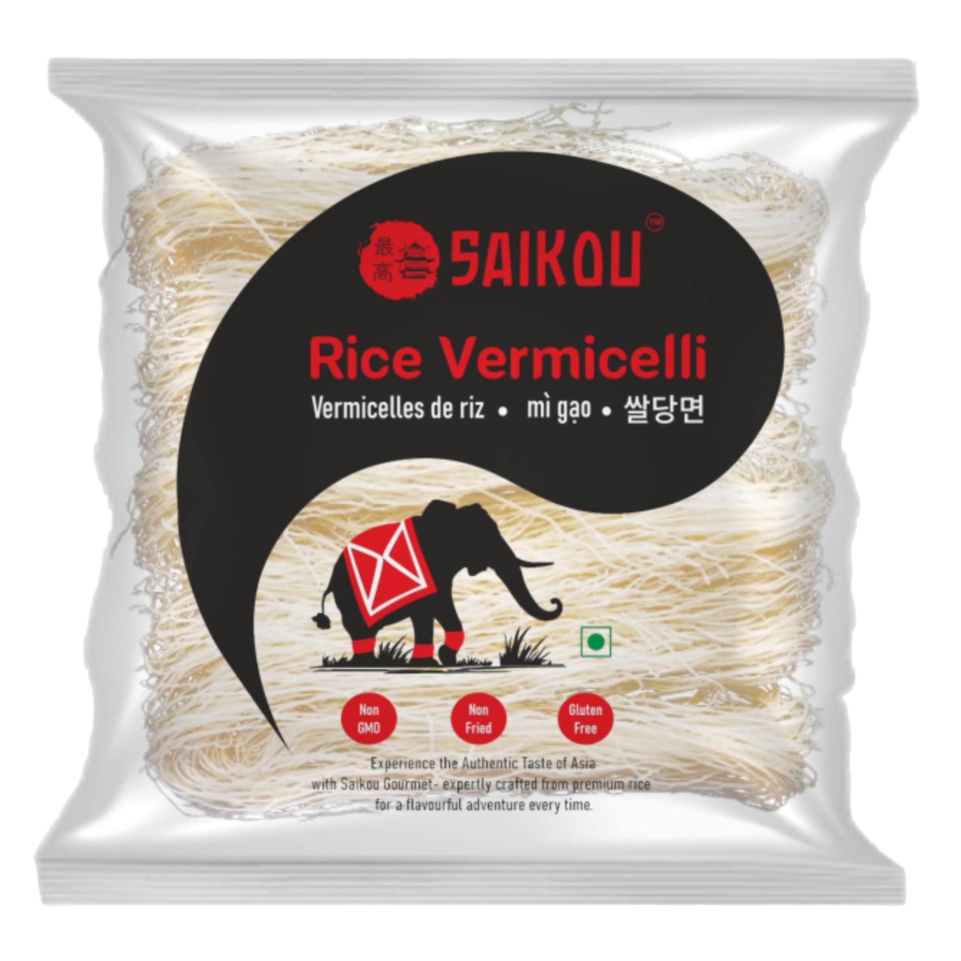 Saikou Rice Vermicelli Noodles - Naturally Gluten Free | Made with 100% Rice | (500 gm ) (B0CKPCP27D) Amazon Price History, Amazon Price Tracker