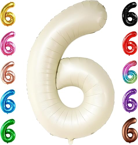 Miniatura 1346 de KatchOn, Globo dorado gigante del número 8 de 40 pulgadas, globo dorado del número 8 para decoraciones de cumpleaños de 8 años para niñas