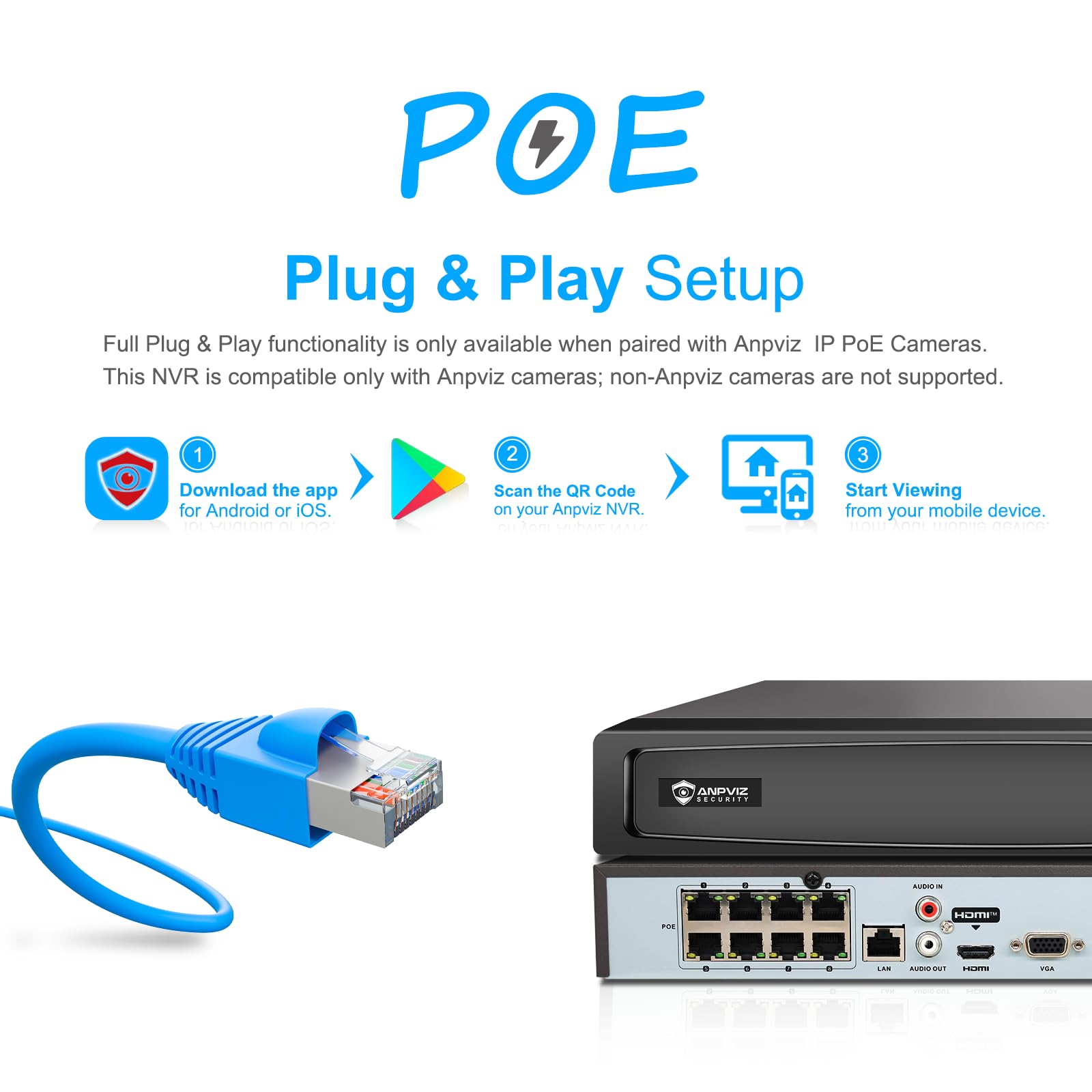 Sistemi IP POE 8/16CH, 8CH With 2TB