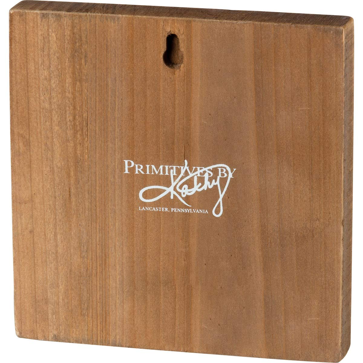 Cartello da appendere in legno blu mare 15 x 4,5 cm