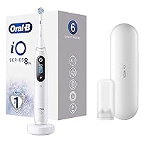 Oral-B iO - 8n - Spazzolino Elettrico Ricaricabile, 1 Spazzolino Bianco Esclusivo