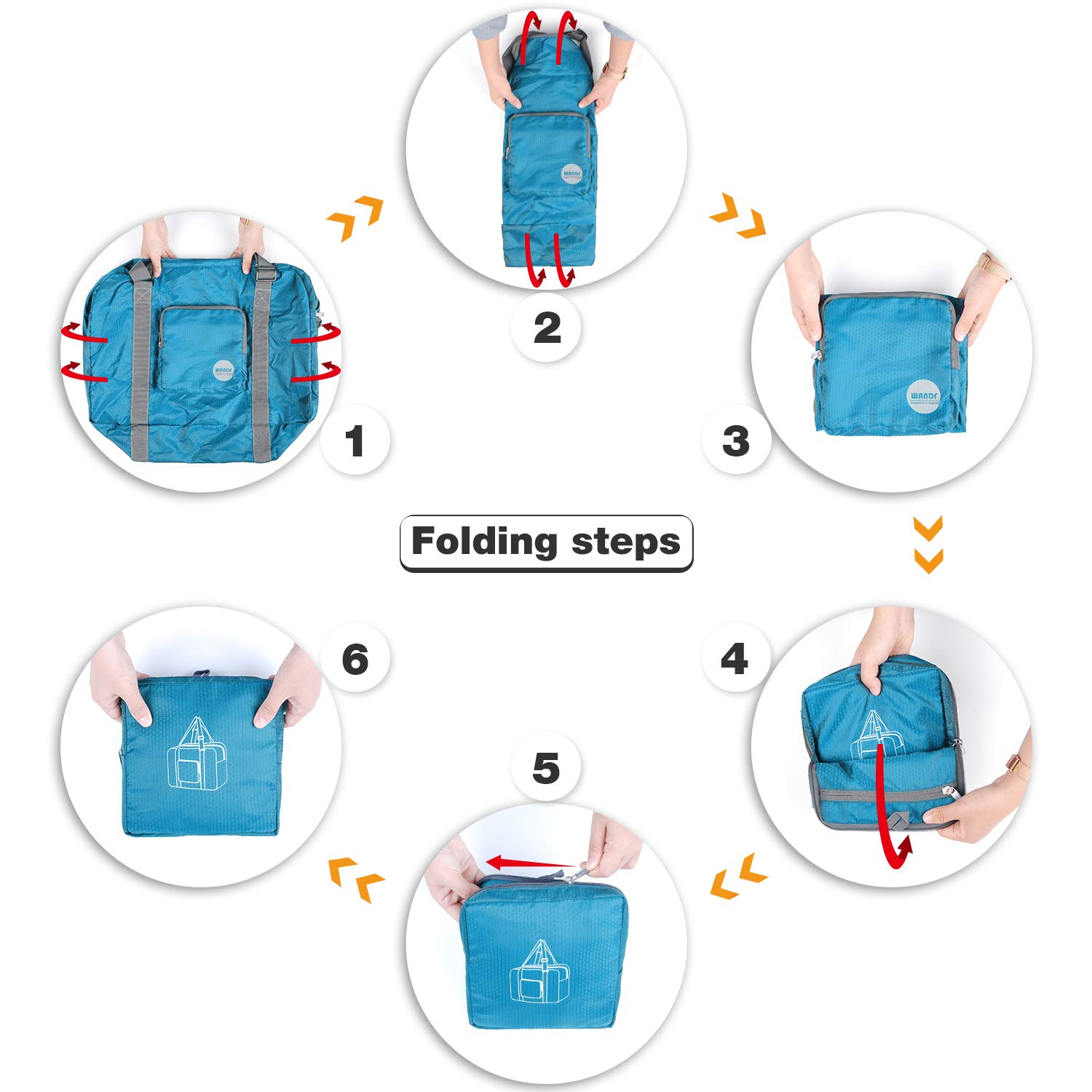 For Alaska Airlines 22 Foldable Travel Duffle Bag For