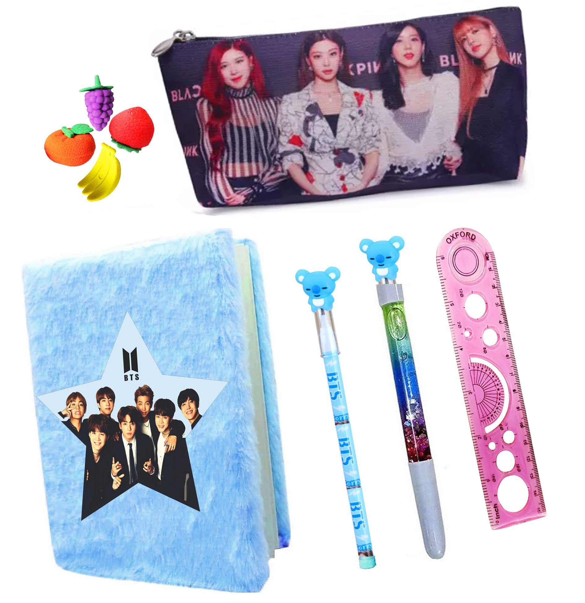 See full amazon price history chart for KOBBET® 9pcs BTS Army Team Stationery Combo for Kids for School Bt-21 Water Glitter Pen Pencil BTS Dairy Fancy Eraser, Ruler for Kids Return Gift Party Favour Gift for Kids School Gift (Black, Blue) KOBBET® 9pcs BTS Army Team Stationery Combo for Kids for School Bt-21 Water Glitter Pen Pencil BTS Dairy Fancy Eraser, Ruler for Kids Return Gift Party Favour Gift for Kids School Gift (Black, Blue) (B0BC9D9JLK) Amazon Price History, Amazon Price Tracker