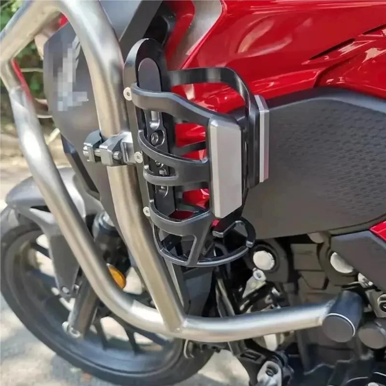 Uchwyt na kubek Pasuje do VOGE Valico DS900X DS525X DS625X DSX625 DSX 900 525 300 Rally AC Uchwyt na bidon motocyklowy Cage Cup Mount(Red)