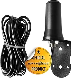 SPYPOINT Trail Camera Antenna - CA-01 Long-Range Cellular External Signal Game Camera Antenna Booster| Ultra Strong Signal Strength with 15 Foot Cable Mounting Bracket for Any Cellular Trail Camera asin的图片