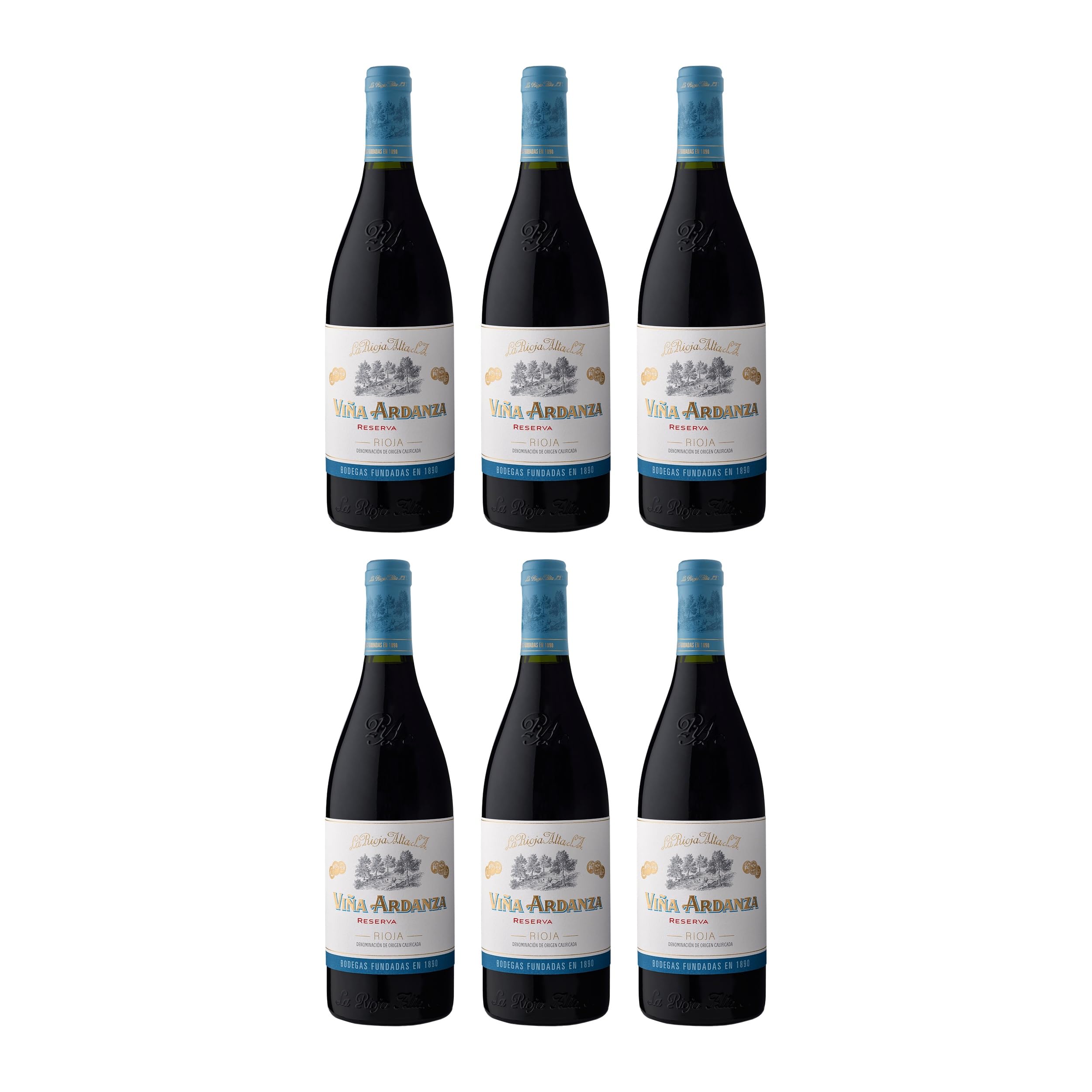 La Rioja Alta Viña Ardanza Reserva Rotwein Rot trocken Spanien inkl. FeinWert E-Book (6 x 0.75 l)