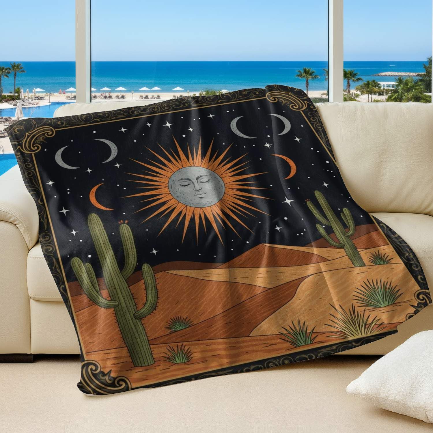 Couverture polaire cocooning pour vos soirées télé sur le canapé