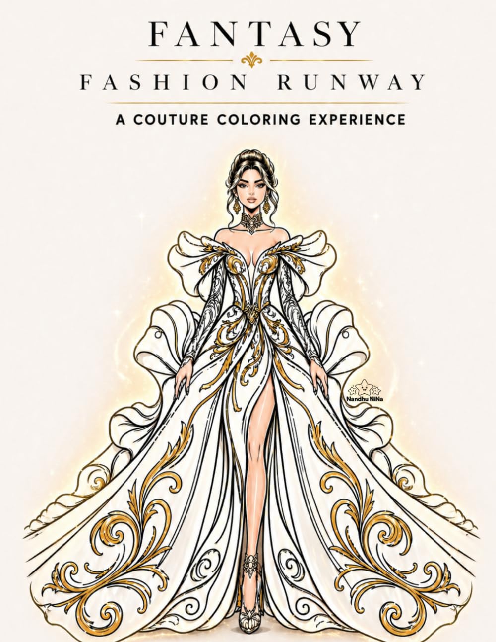 Fantasy Fashion Runway: A Couture Coloring Experience (Fantasy Dress Collection)