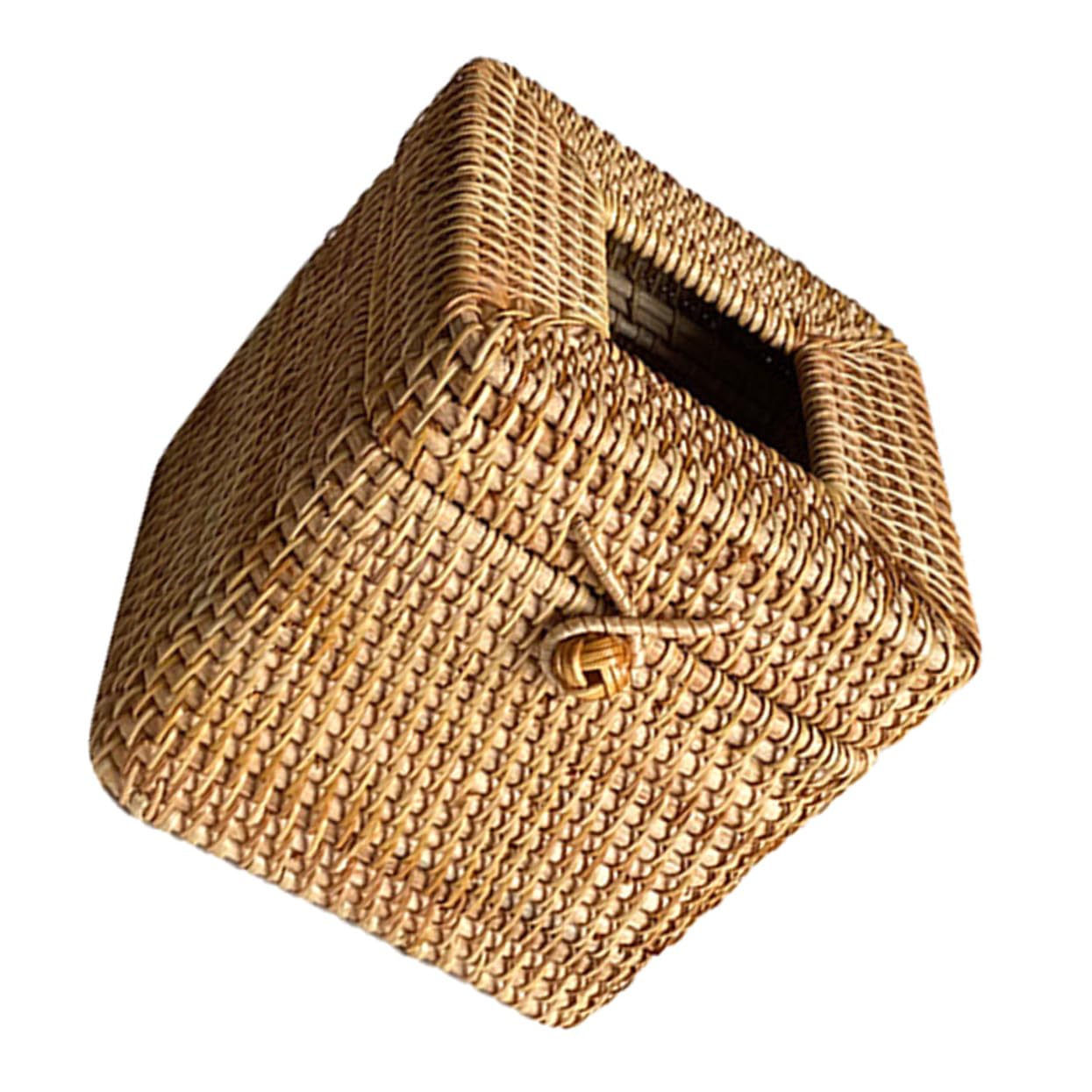 Boîte à mouchoirs en rotin haut de gamme VICASKY objet de décoration raffiné pour intérieur