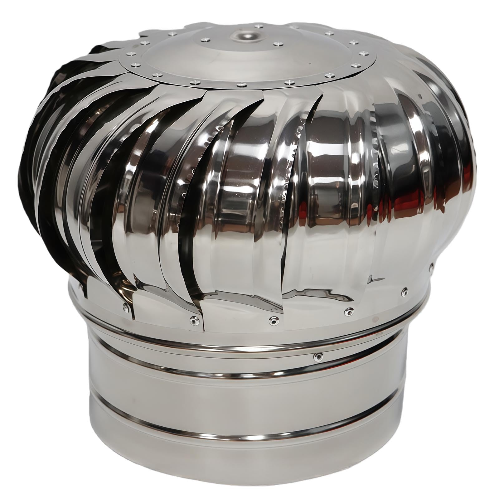 Ventilador De Techo, Sombrerete Giratorio para Chimenea, Cubierta Antirretorno para Chimenea, Turbina EóLica Giratoria Industrial para Tejados, AutomáTica Y Silenciosa