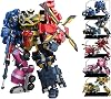 TROONZ MINIFORCE 5-in-1 Converting Composite Robot 6 Modes Engineering Vehicle and Airplane Kids ABS Plastic Toy Set Birthday Christmas Gift Decoration