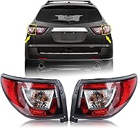 KAMDKI Pair Tail Lights for 2013-2017 Chevy Traverse Driver & Passenger Sides w/ Bulbs - OEM Replacement 84266019 84266020