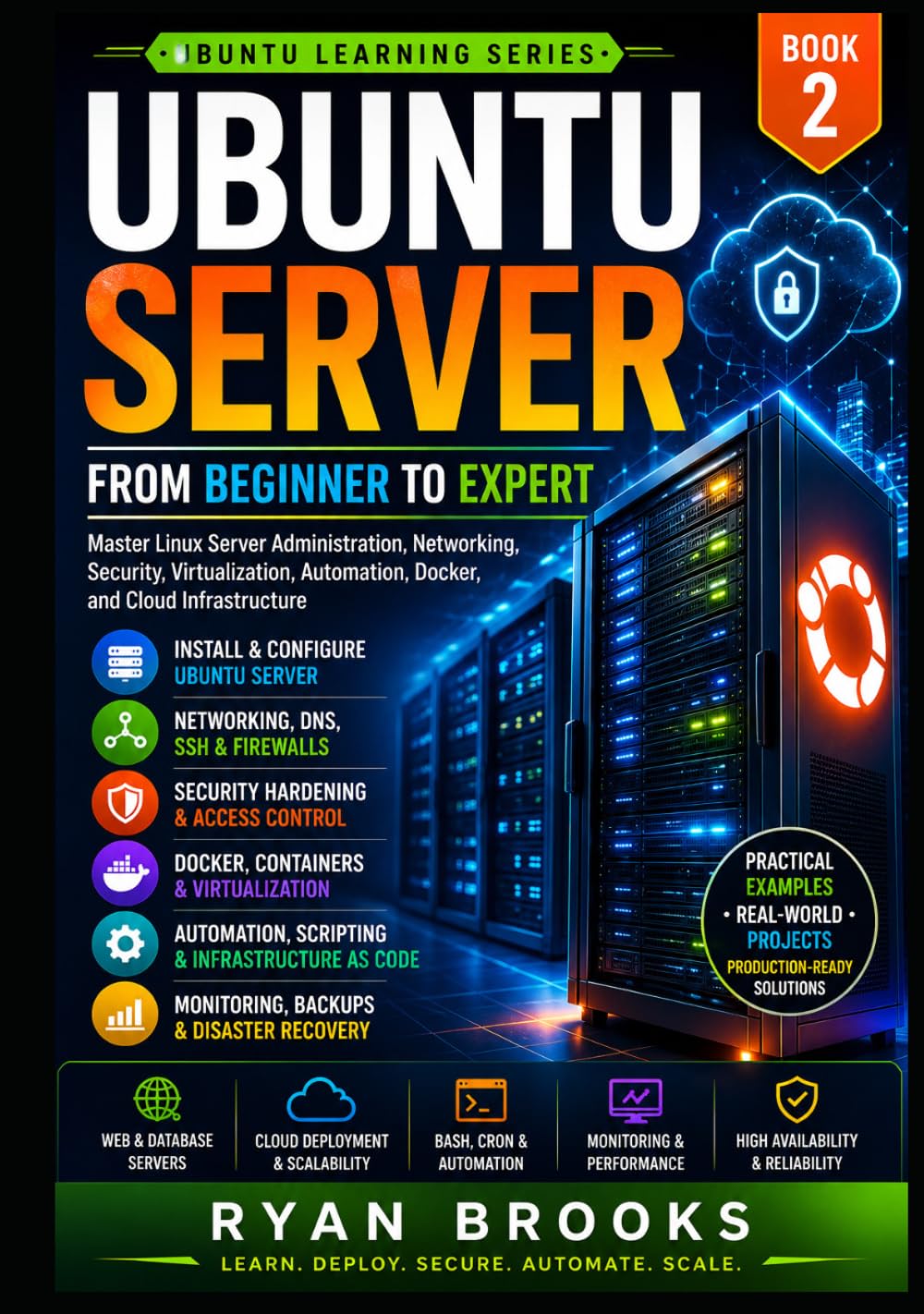 Ubuntu Server: From Beginner to Expert: Master Linux Server Administration, Networking, Security, Virtualization, Automation, Docker, and Cloud Infrastructure (Ubuntu Learning Series)