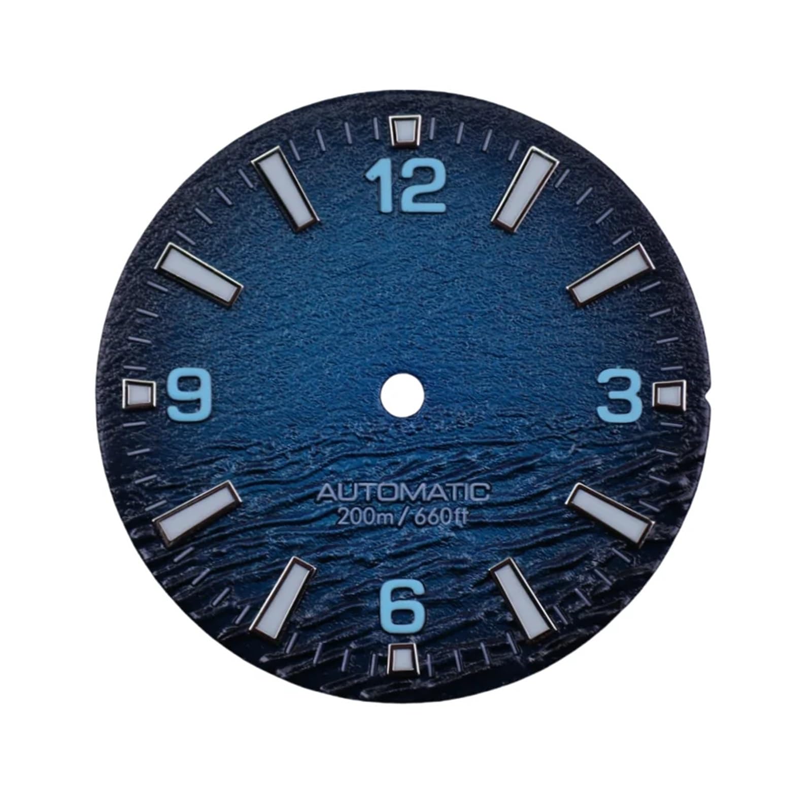 Montre de plongée Style Sea 28.5mm, 1 pièce, 3 ou 0,8 Couronne, Cadran for Seik Nh35, Mouvement Skx007 Mods avec C3 Bgw9 Lumineux(2)