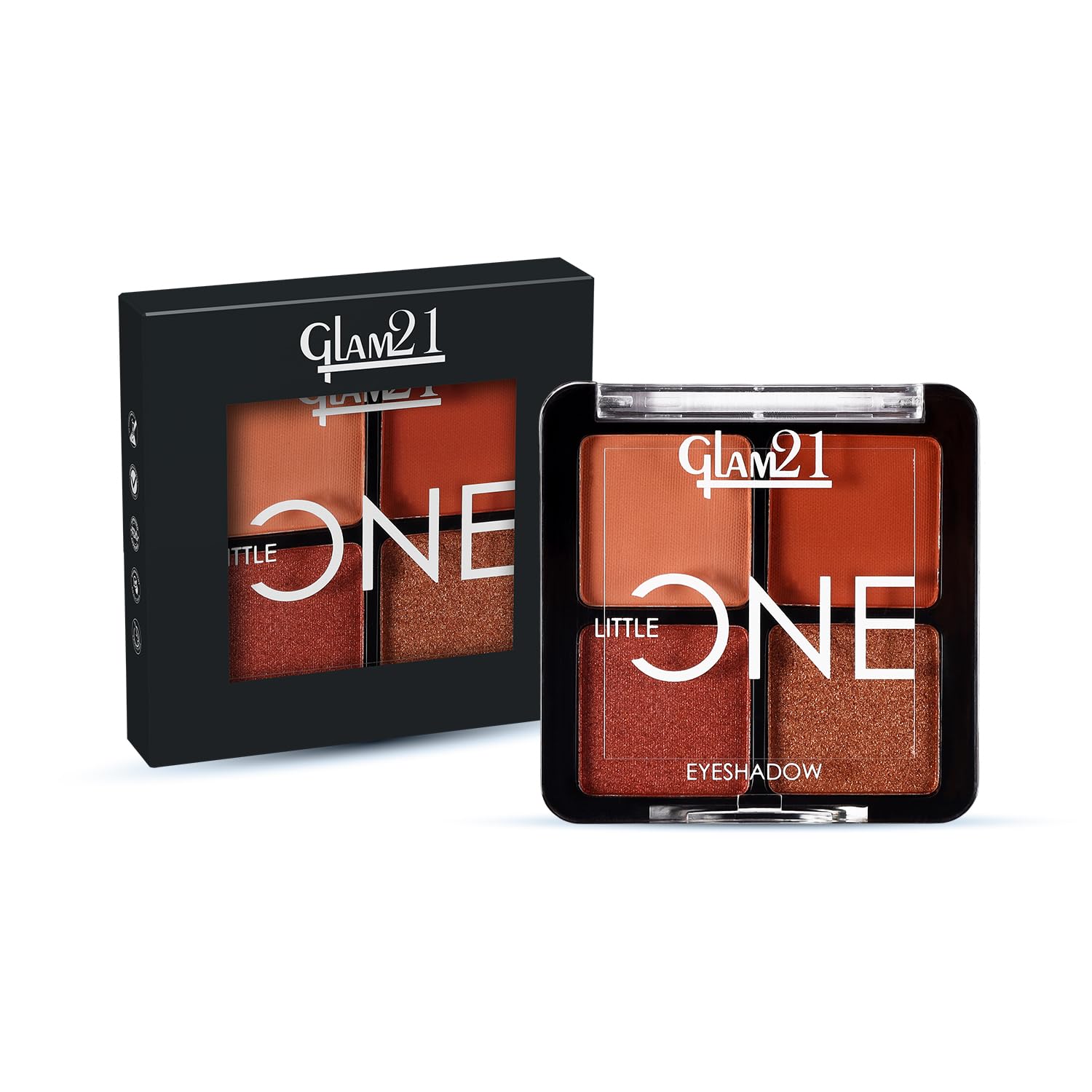 Glam21 Little One 4-in-1 Eyeshadow Palette | Ultra pigmented, Easy to blend | Long Lasting Eye Make Up Kit |Little Lady-04 - Image 7 thumbnail