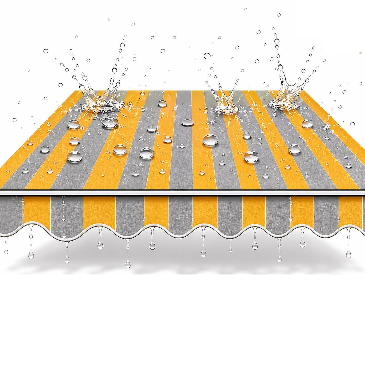 Toldo de repuesto impermeable con protección UV para terraza