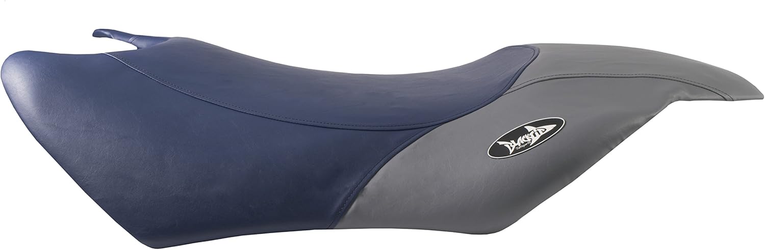 BlackTip Jetsports Seat Cover Compatible with Yamaha 2000-2002 WaverRunner GP1200R, 2002 GP800R (Deep Blue/Gray)