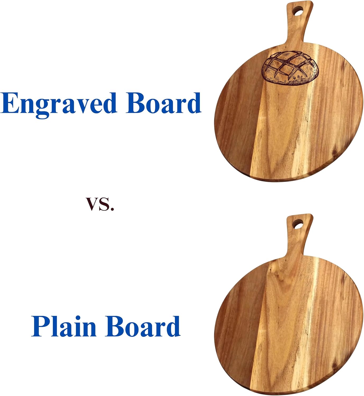 Sourdough Bread Knife & Bread Board Set – 15.7” Adjustable Bread Bow Knife with Board, Bread Cutting Board, Rustic Farmhouse Bread Slicer & Crumb board, Perfect for Homemade Loaves (Engraved Board)