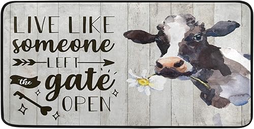 Alfombra de cocina con diseño de gnomos de bandera estadounidense, alfombra de baño, alfombra cómoda antideslizante para baño, interior, 39 x 20